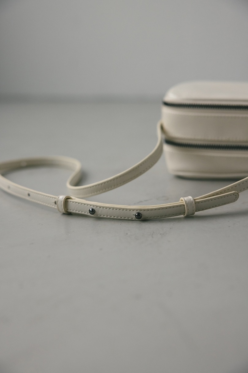 ダブルジップミニショルダーバッグ 詳細画像 WHT 6