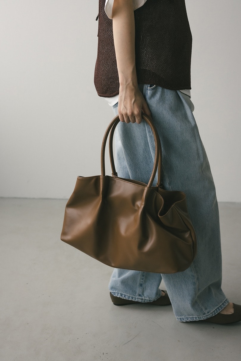 フォルムボストンバッグ 詳細画像 BRN 2