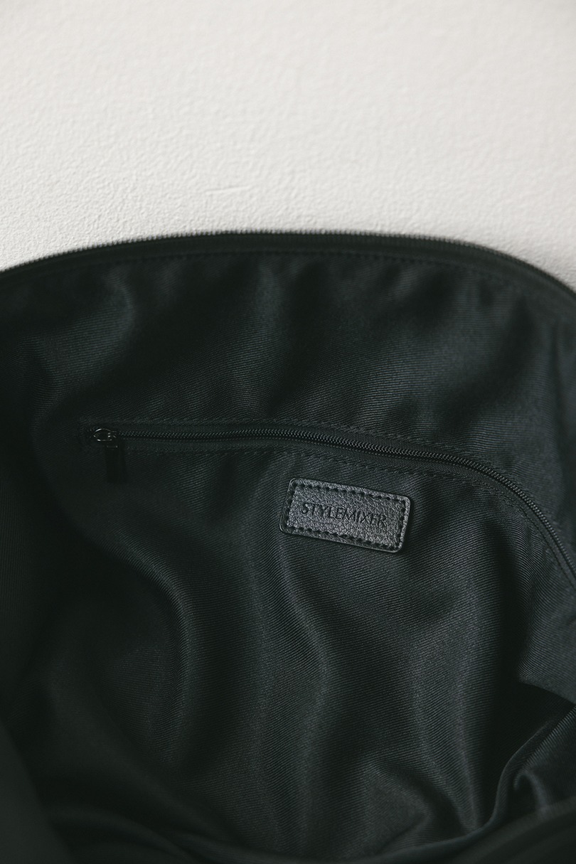 ワンハンドルビッグショルダーバッグ 詳細画像 BLK 12