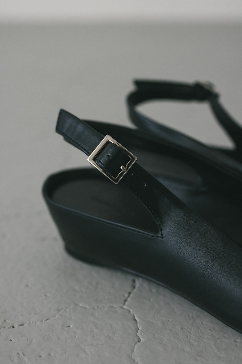 ストラップウエッジパンプス 詳細画像 BLK 7