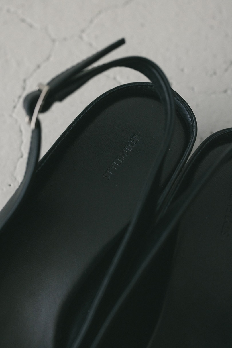 ストラップウエッジパンプス 詳細画像 BLK 8