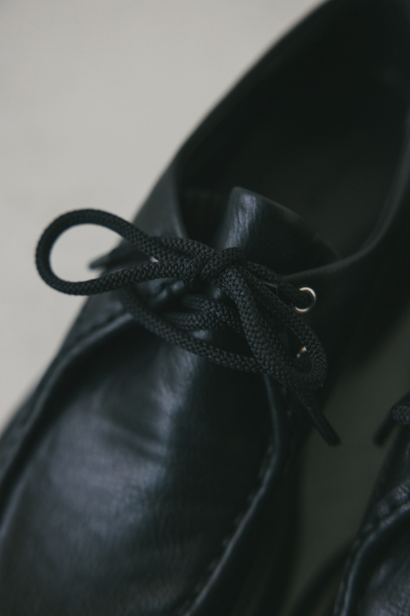 ボリュームソールレースアップローファー 詳細画像 BLK 8