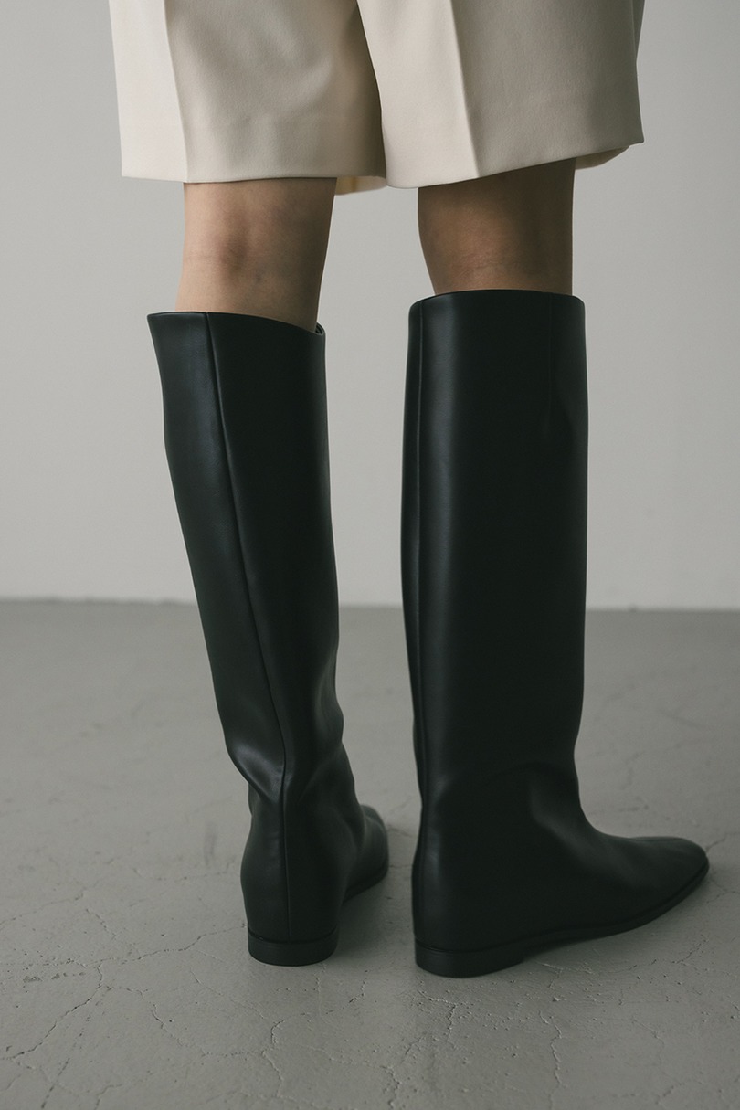 インヒールソールロングブーツ 詳細画像 BLK 3