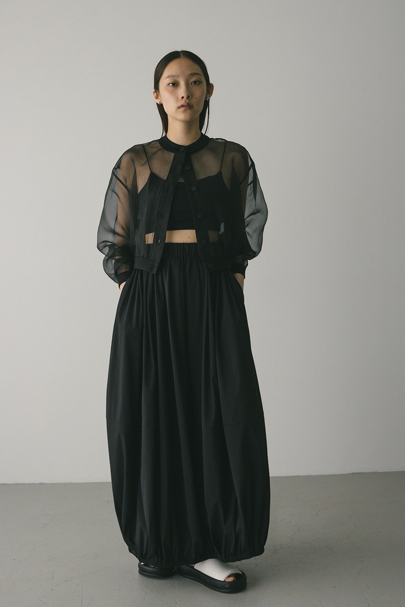 シアーコンビネーションカーディガン 詳細画像 BLK 4