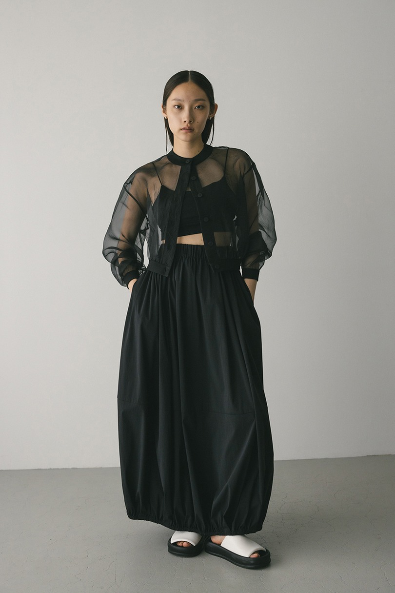 シアーコンビネーションカーディガン 詳細画像 BLK 5