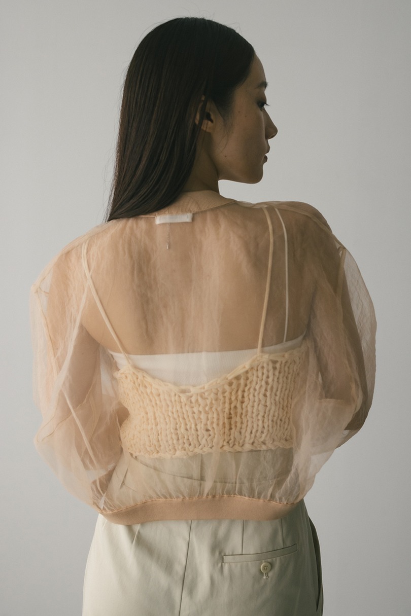 シアーコンビネーションカーディガン 詳細画像 L/ORG 6