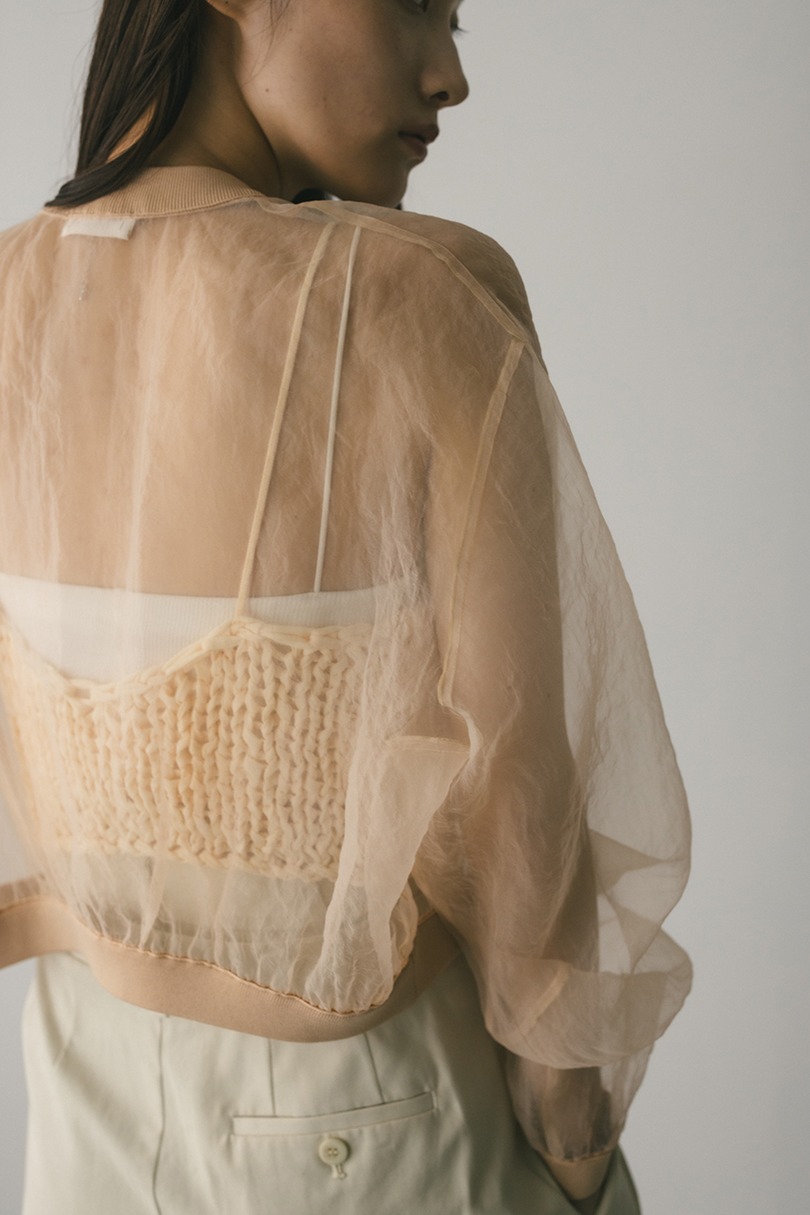 シアーコンビネーションカーディガン 詳細画像 L/ORG 7