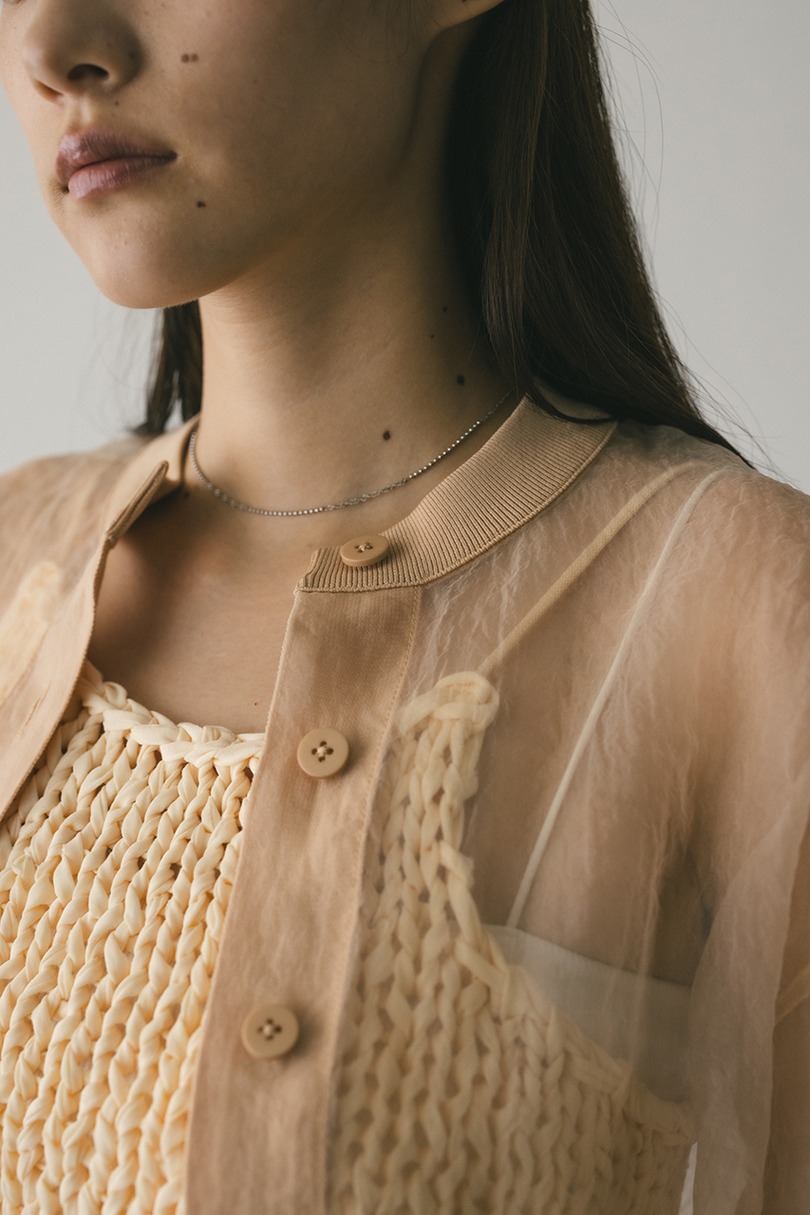 シアーコンビネーションカーディガン 詳細画像 L/ORG 8