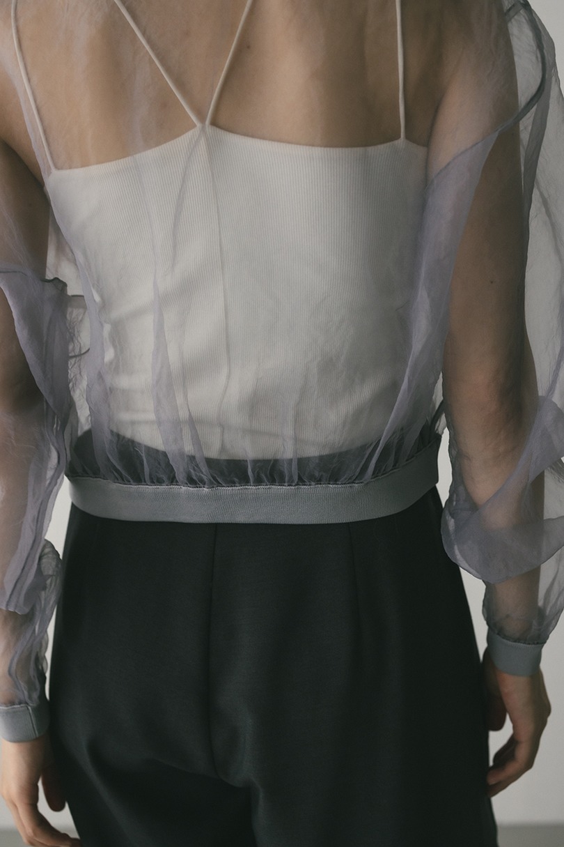 シアーコンビネーションカーディガン 詳細画像 GRY 10