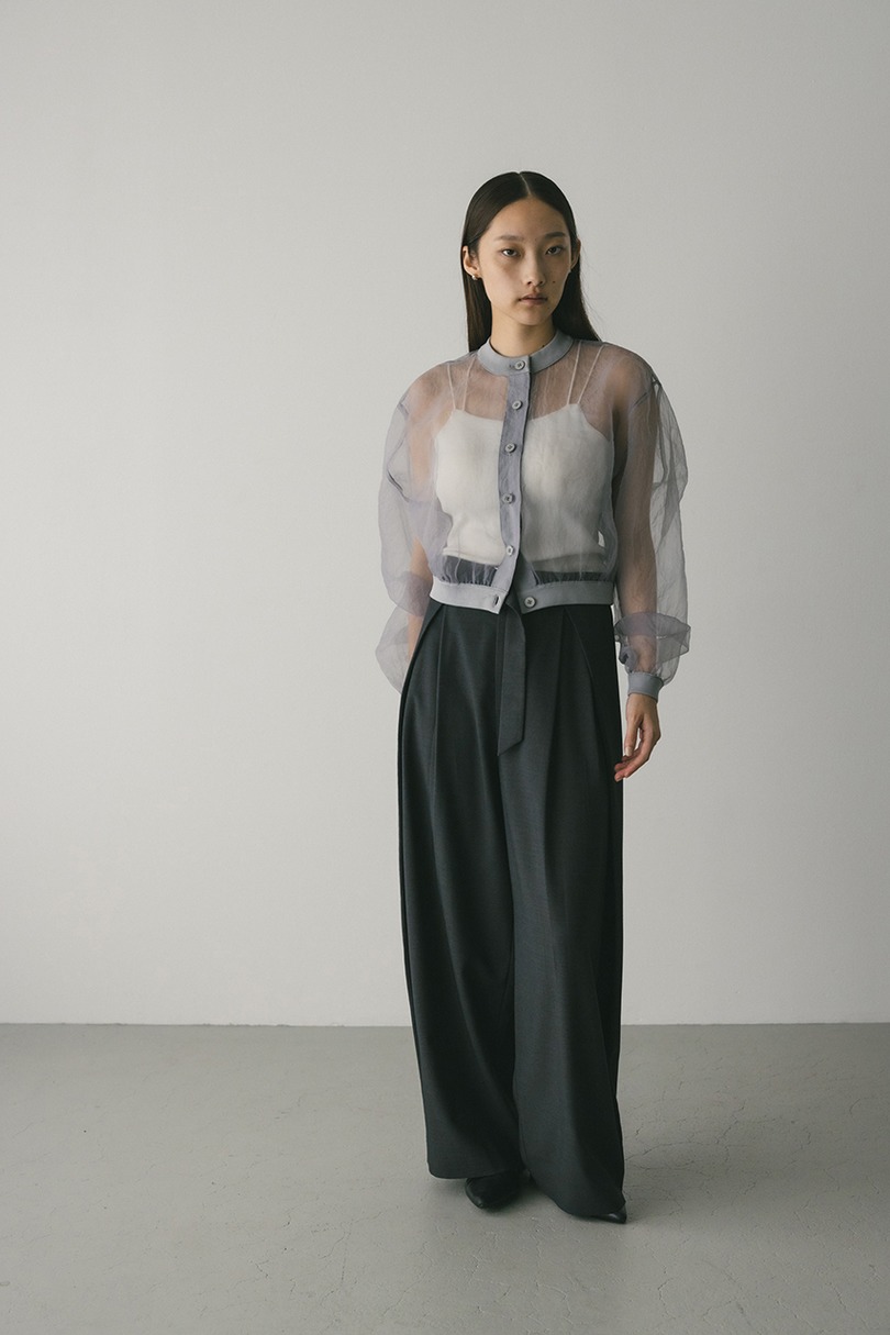 シアーコンビネーションカーディガン 詳細画像 GRY 3