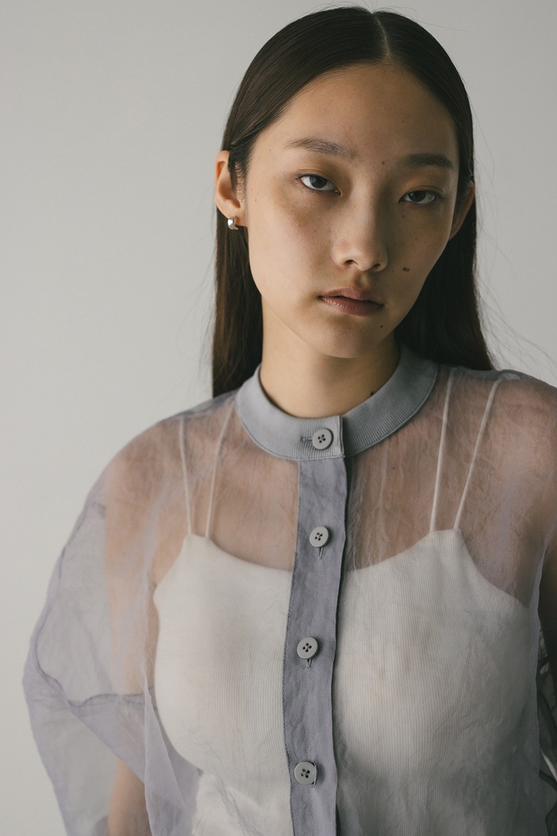 シアーコンビネーションカーディガン 詳細画像 GRY 5