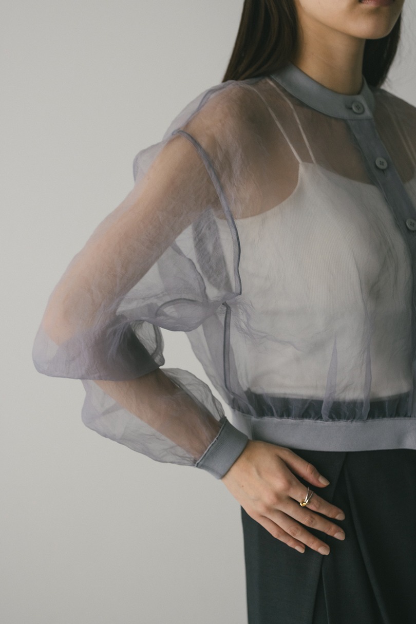 シアーコンビネーションカーディガン 詳細画像 GRY 7