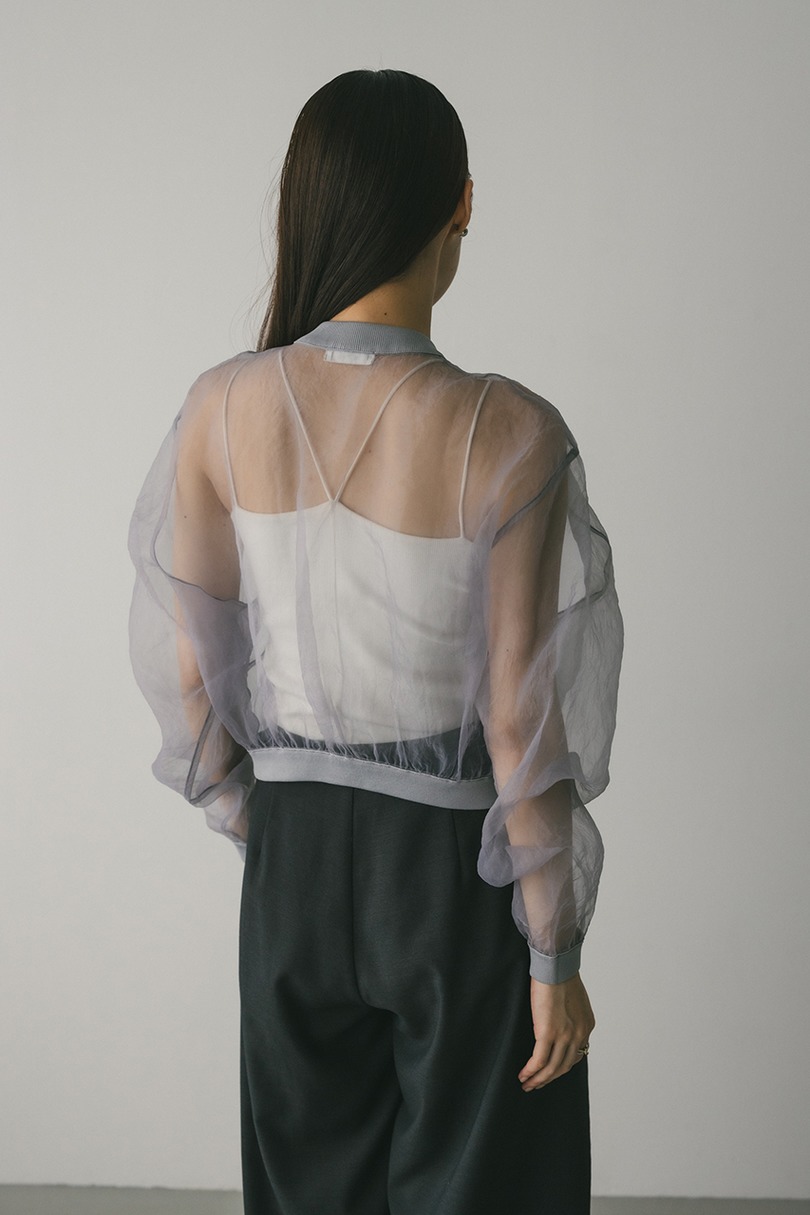 シアーコンビネーションカーディガン 詳細画像 GRY 8