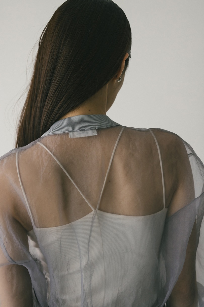 シアーコンビネーションカーディガン 詳細画像 GRY 9