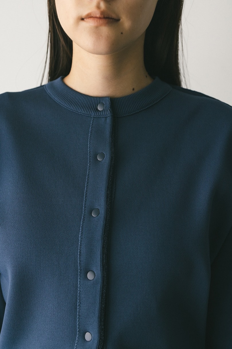 リバーシブルベロアニットカーデ 詳細画像 NVY 6