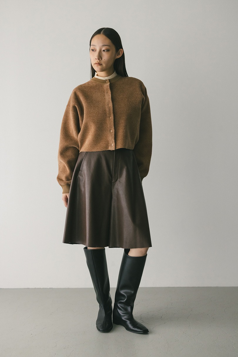 リバーシブルベロアニットカーデ 詳細画像 CAM 2