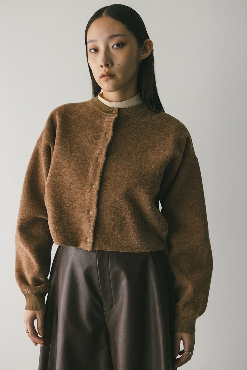 リバーシブルベロアニットカーデ 詳細画像 CAM 3