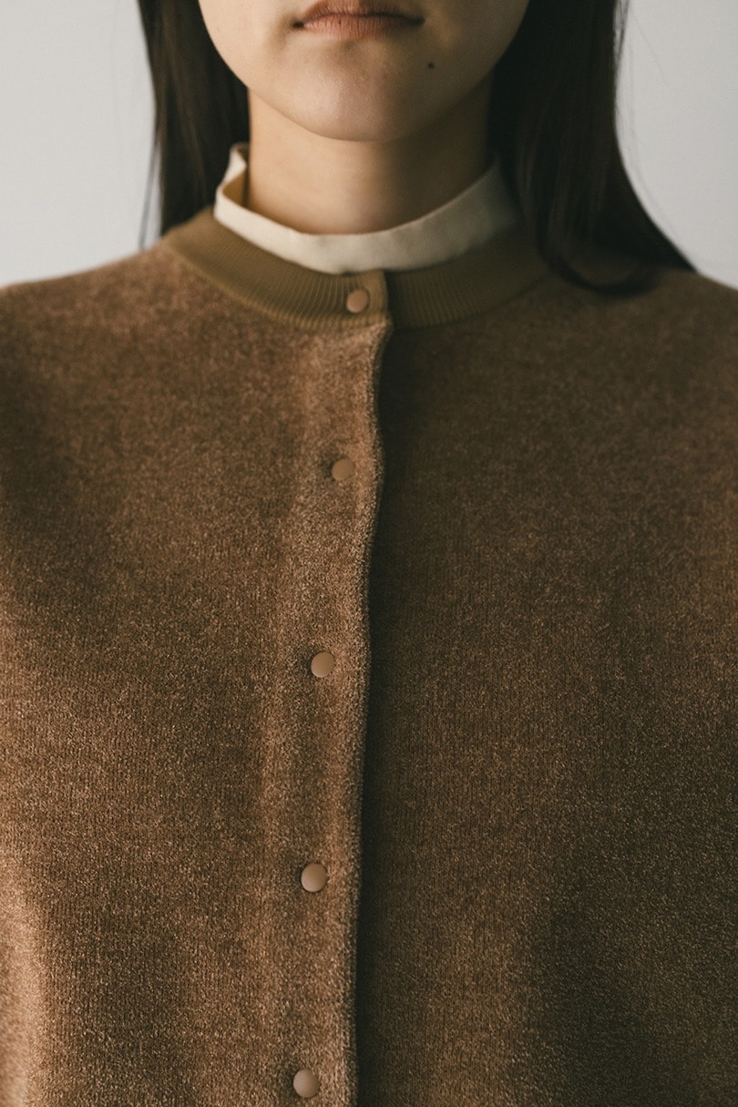 リバーシブルベロアニットカーデ 詳細画像 CAM 7