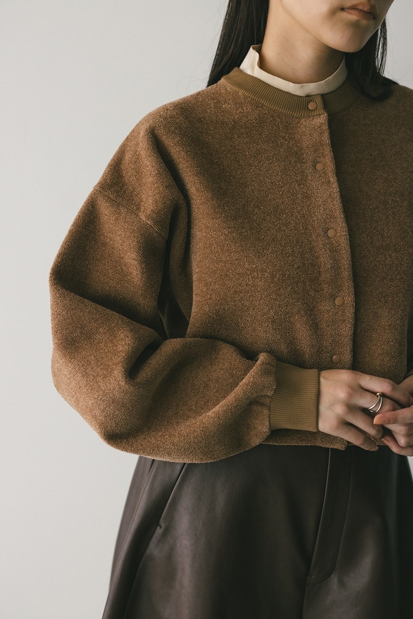 リバーシブルベロアニットカーデ 詳細画像 CAM 9