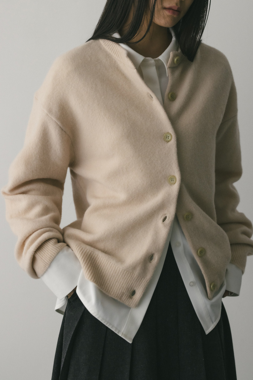 ウールニットカーディガン