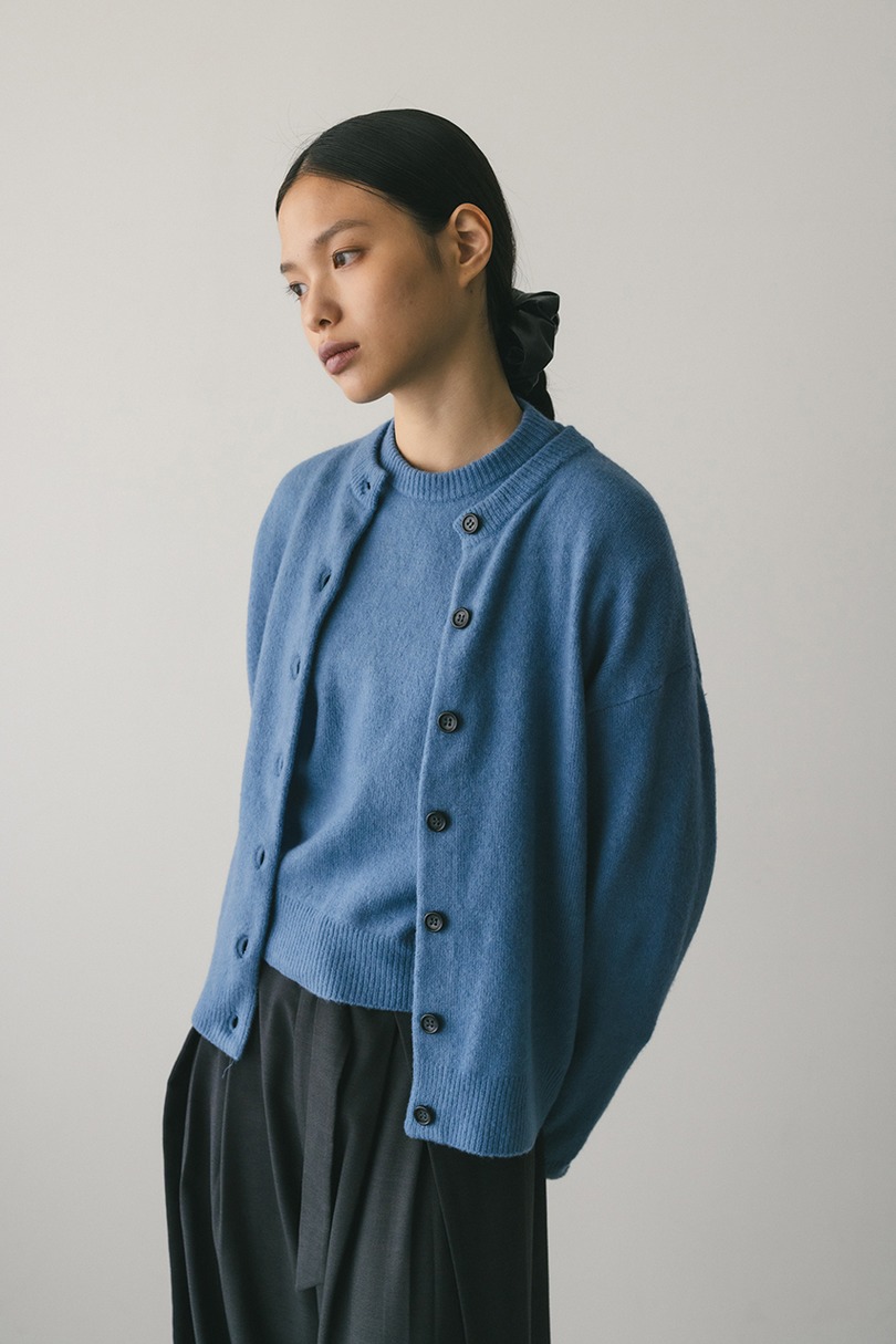 ウールニットカーディガン