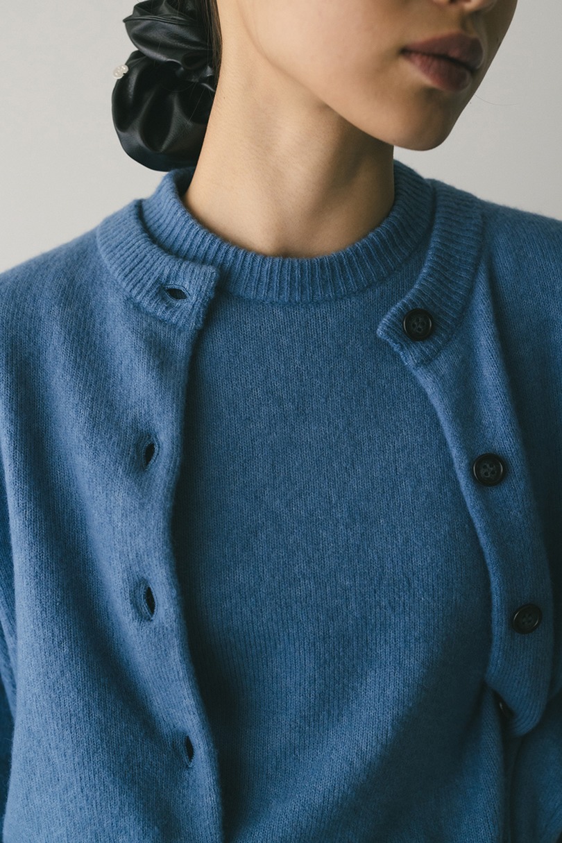 ウールニットカーディガン 詳細画像 BLU 6