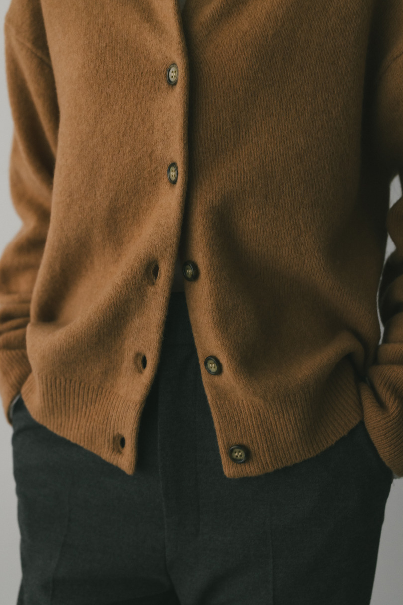 ウールニットカーディガン 詳細画像 CAM 4
