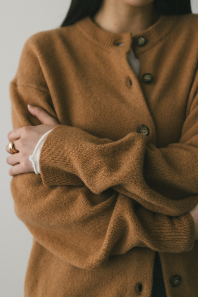 ウールニットカーディガン 詳細画像 CAM 5