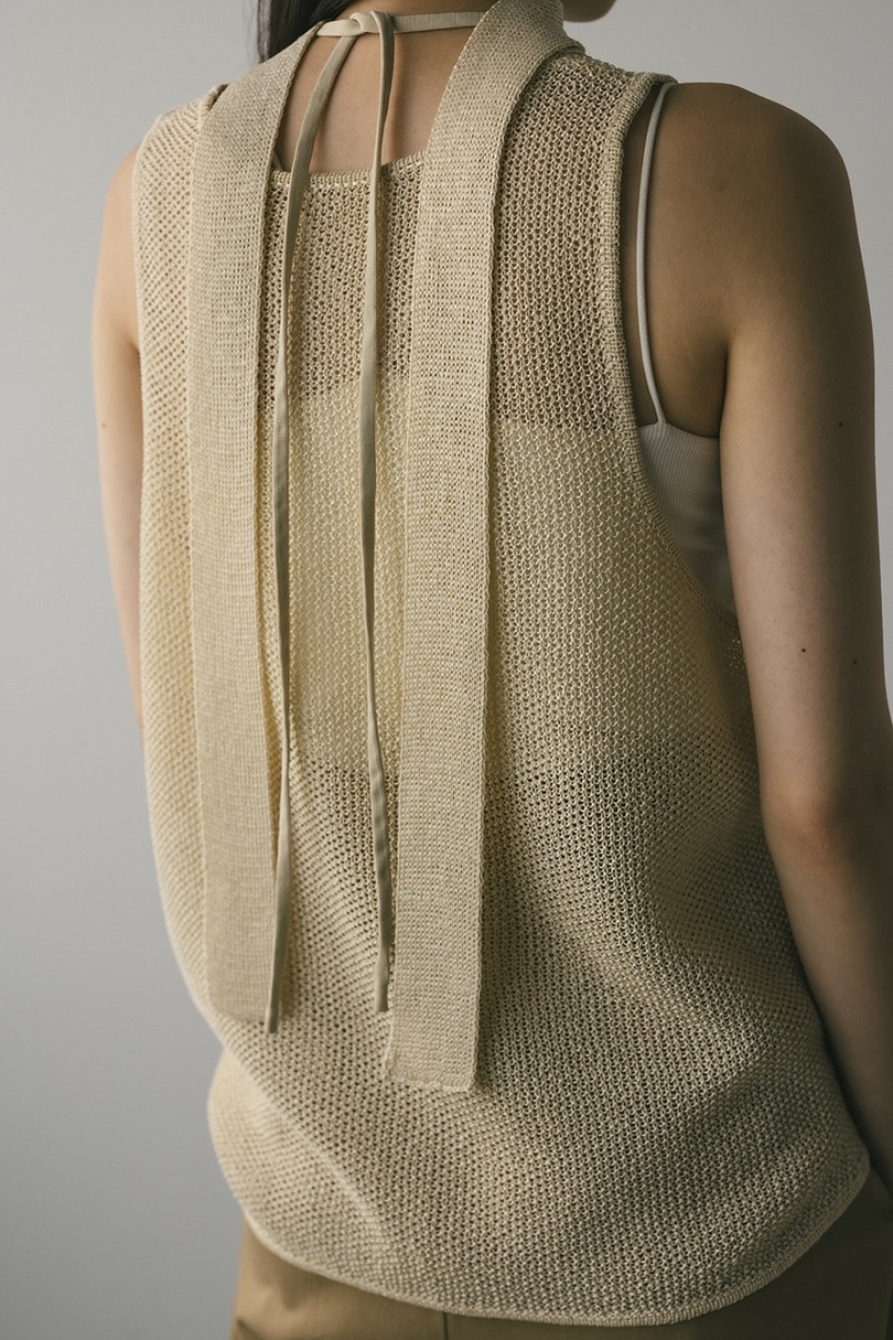 チョーカーニットタンク 詳細画像 IVOY 10