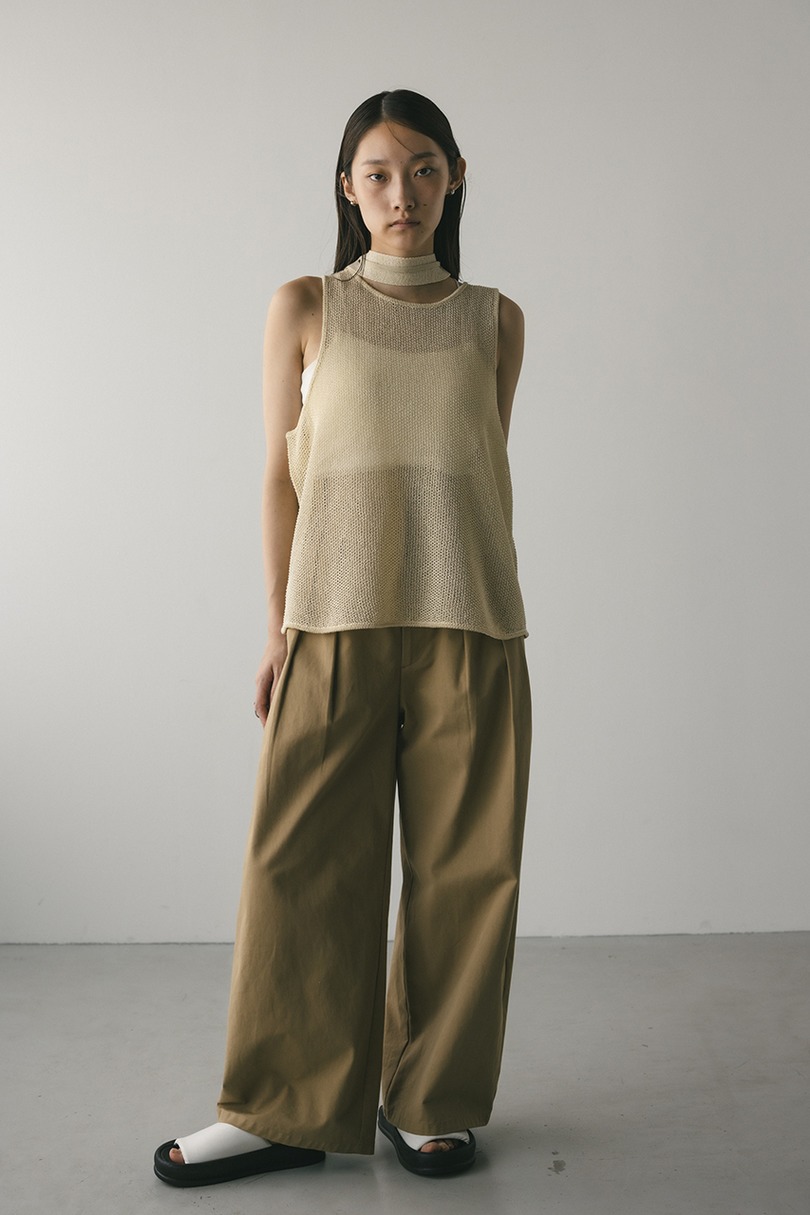 チョーカーニットタンク 詳細画像 IVOY 3