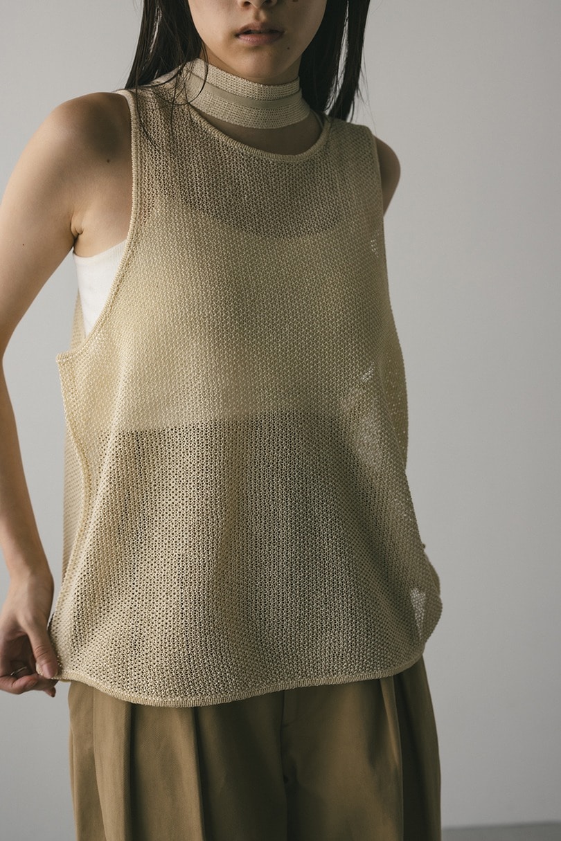 チョーカーニットタンク 詳細画像 IVOY 4