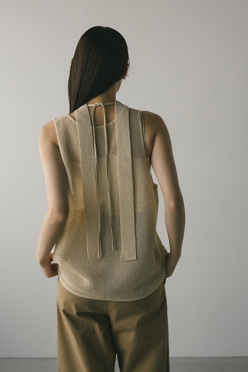 チョーカーニットタンク 詳細画像 IVOY 5