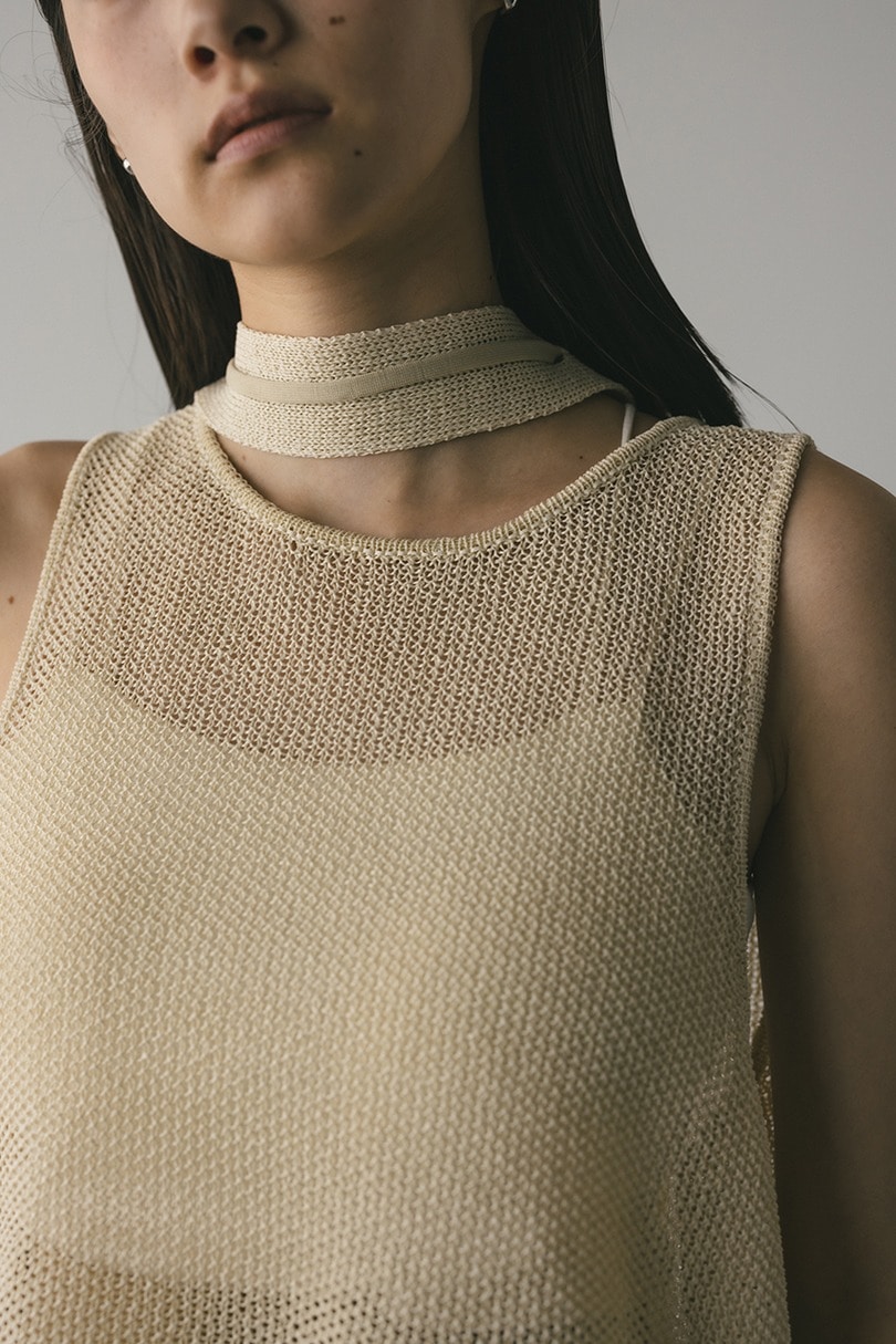 チョーカーニットタンク 詳細画像 IVOY 6