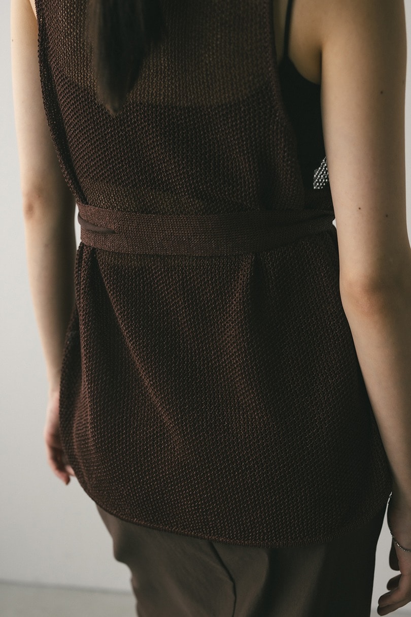 チョーカーニットタンク 詳細画像 BRN 13