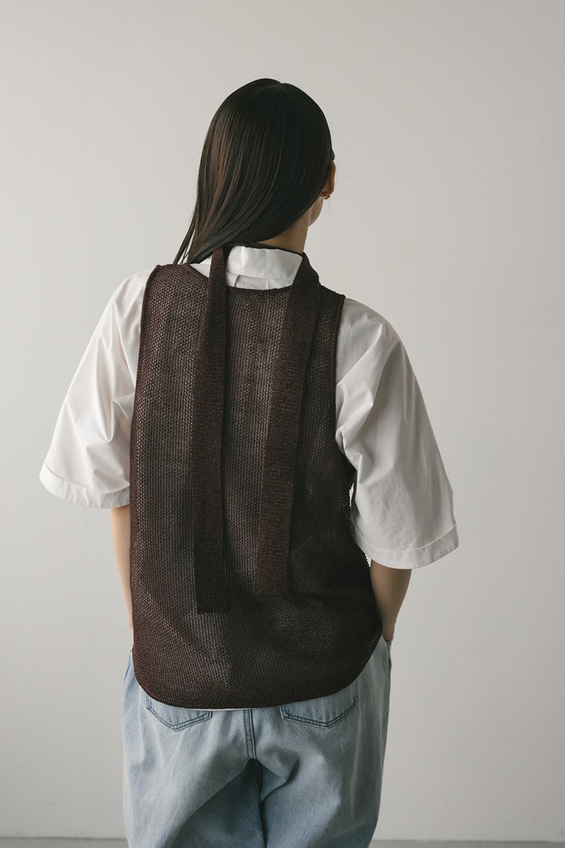 チョーカーニットタンク 詳細画像 BRN 6