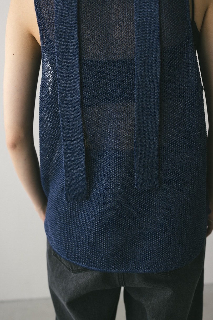 チョーカーニットタンク 詳細画像 NVY 10