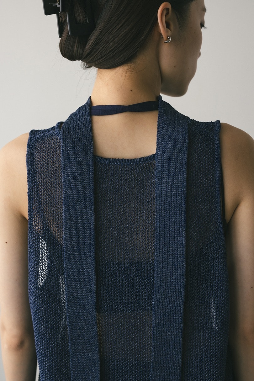 チョーカーニットタンク 詳細画像 NVY 9
