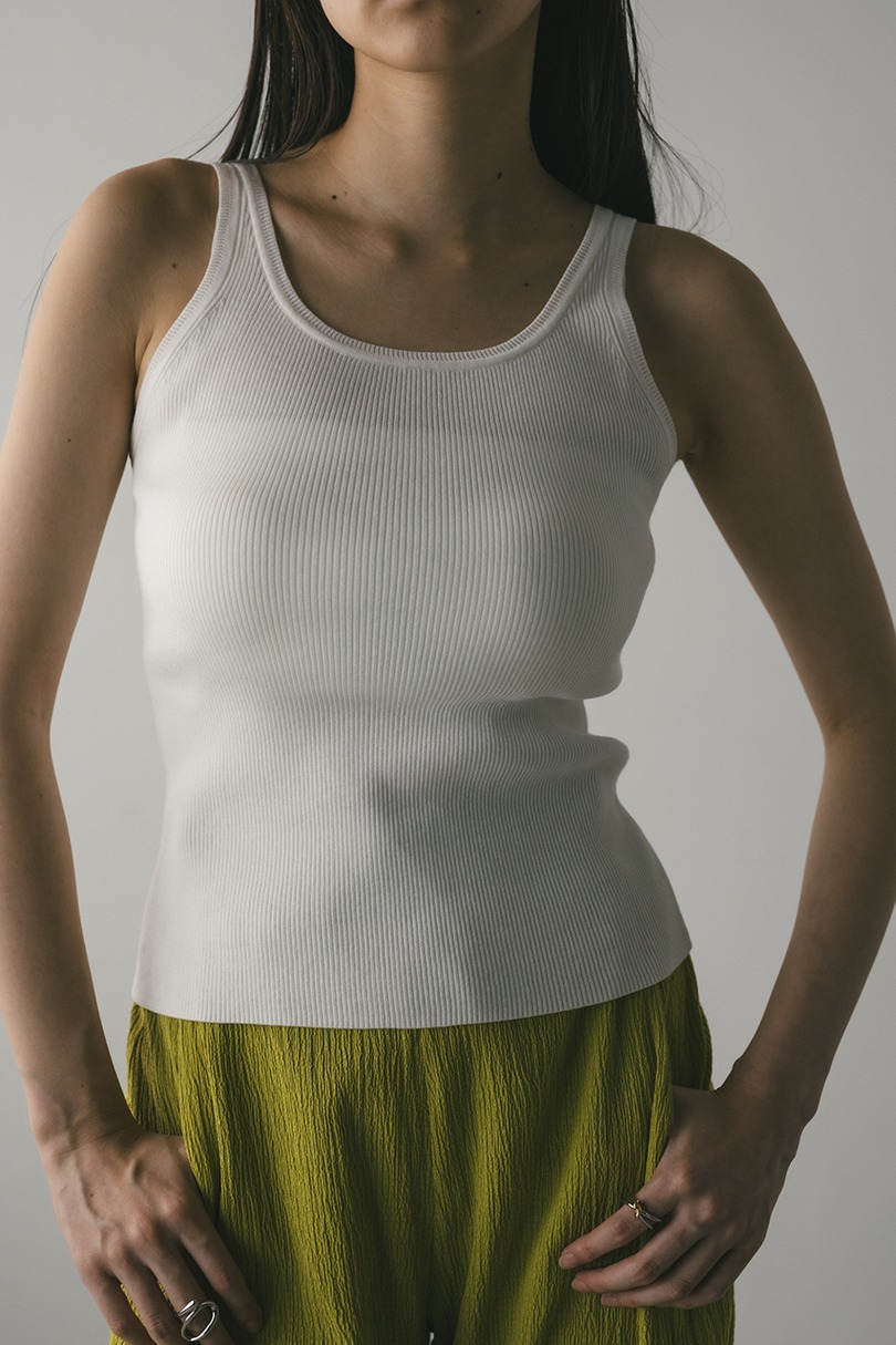 ハイゲージニットタンク 詳細画像 WHT 5