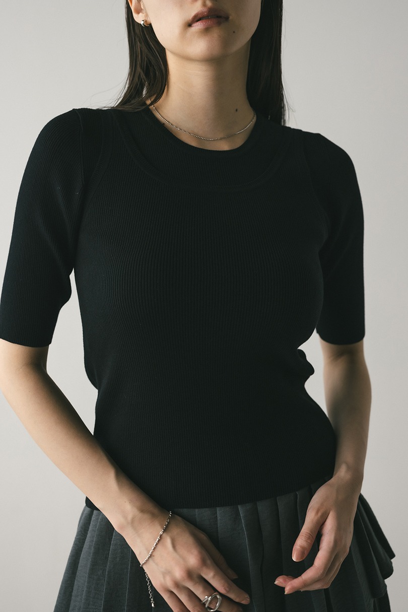 ハイゲージニットタンク 詳細画像 BLK 7