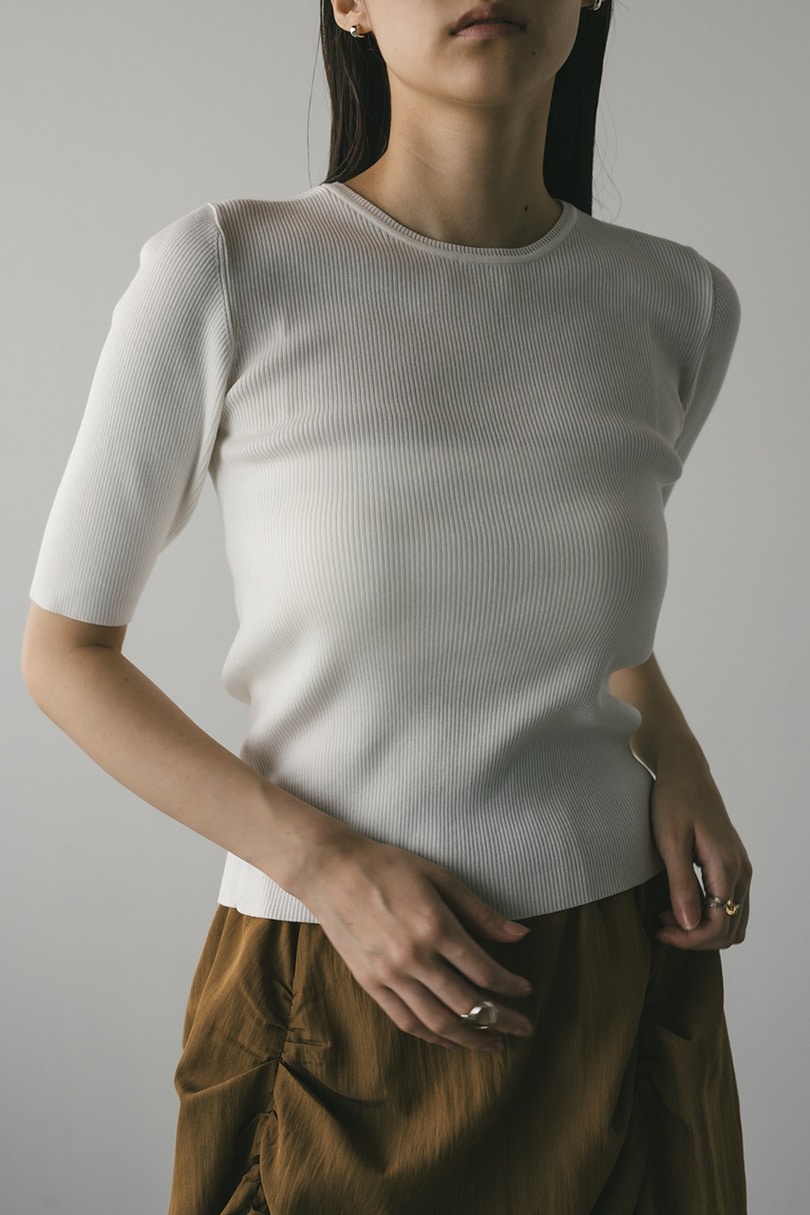 ハイゲージニットT 詳細画像 WHT 5