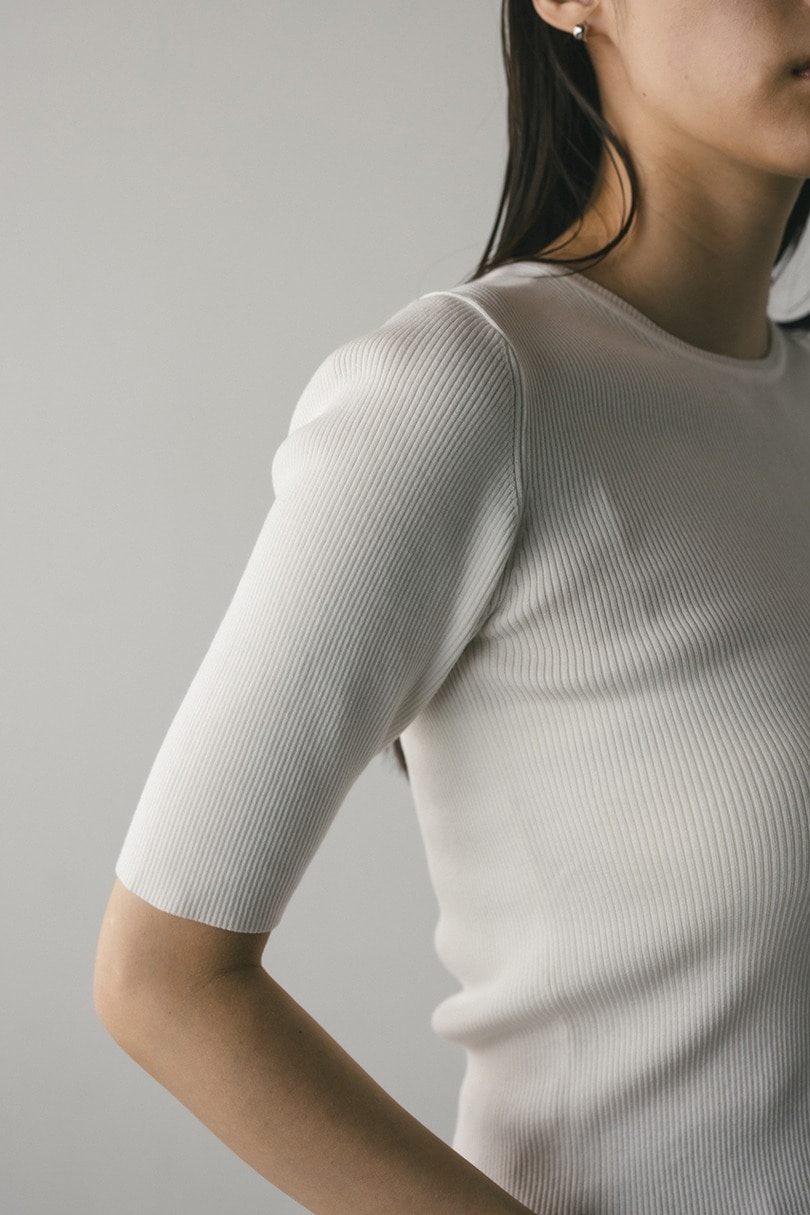 ハイゲージニットT 詳細画像 WHT 8