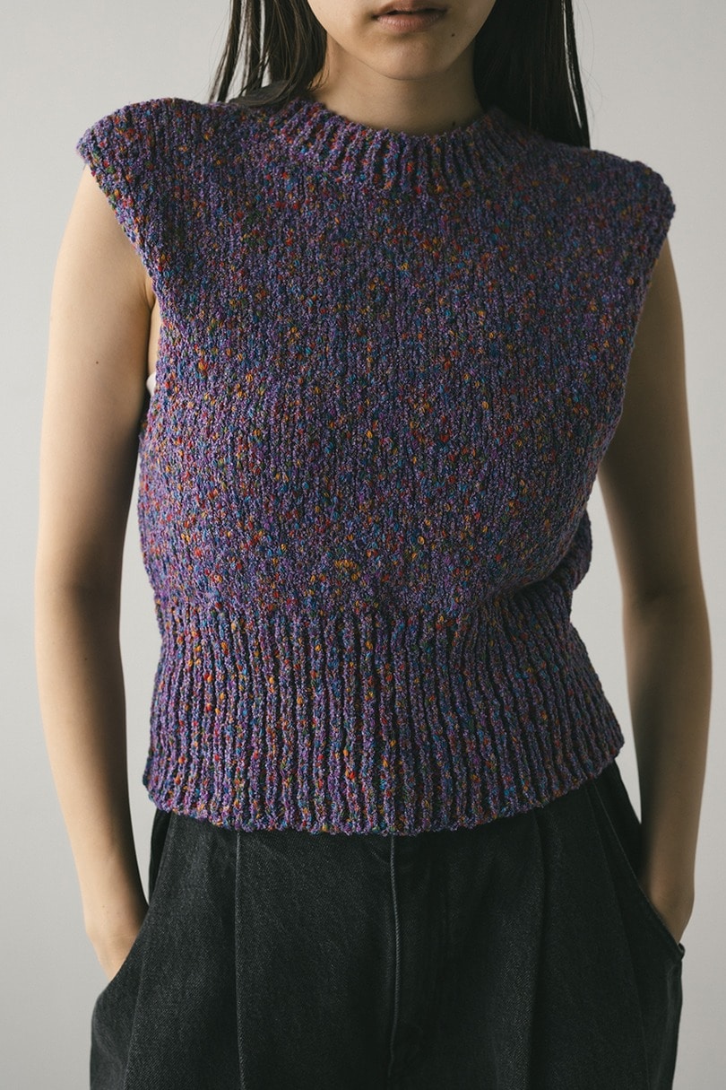 2WAYニットベスト 詳細画像 PUR 4