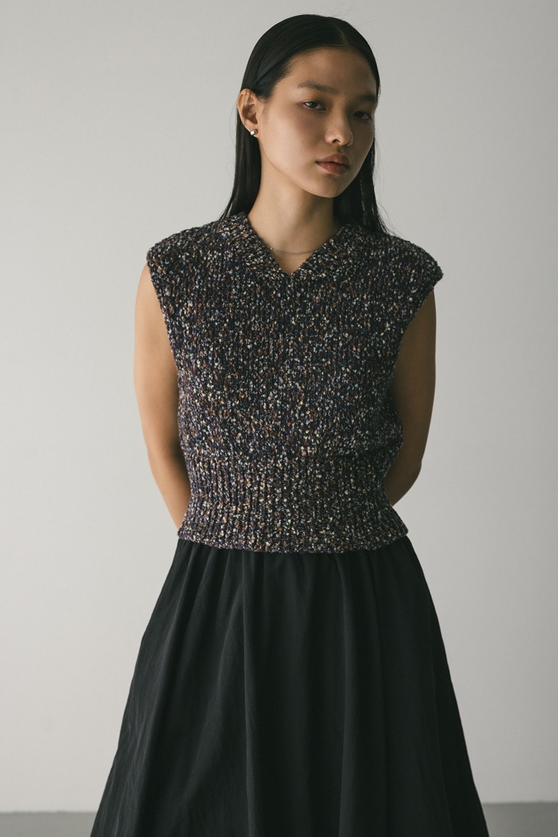 2WAYニットベスト 詳細画像 NVY 2