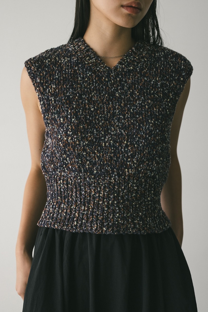 2WAYニットベスト 詳細画像 NVY 3