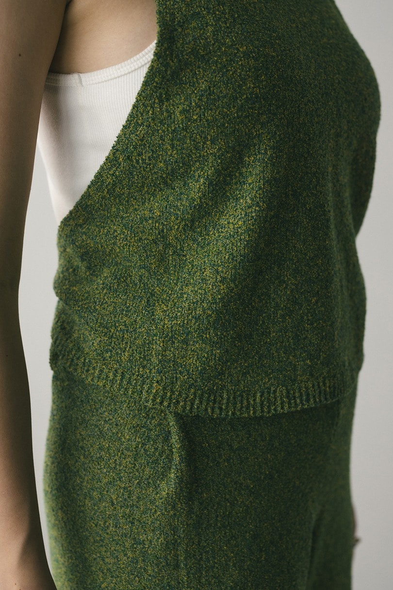 ホルターパイルニットトップ 詳細画像 GRN 8