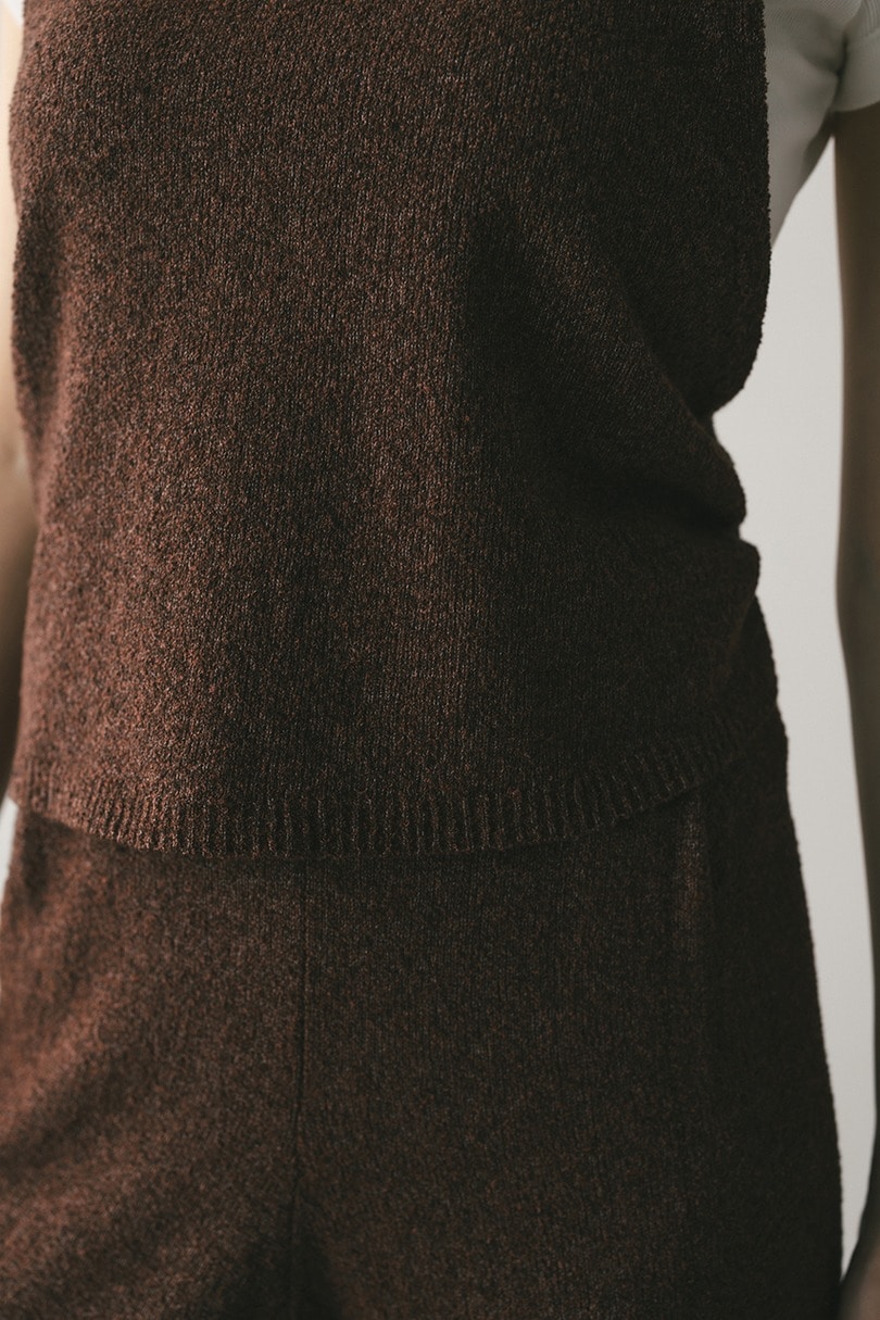 ホルターパイルニットトップ 詳細画像 BRN 10