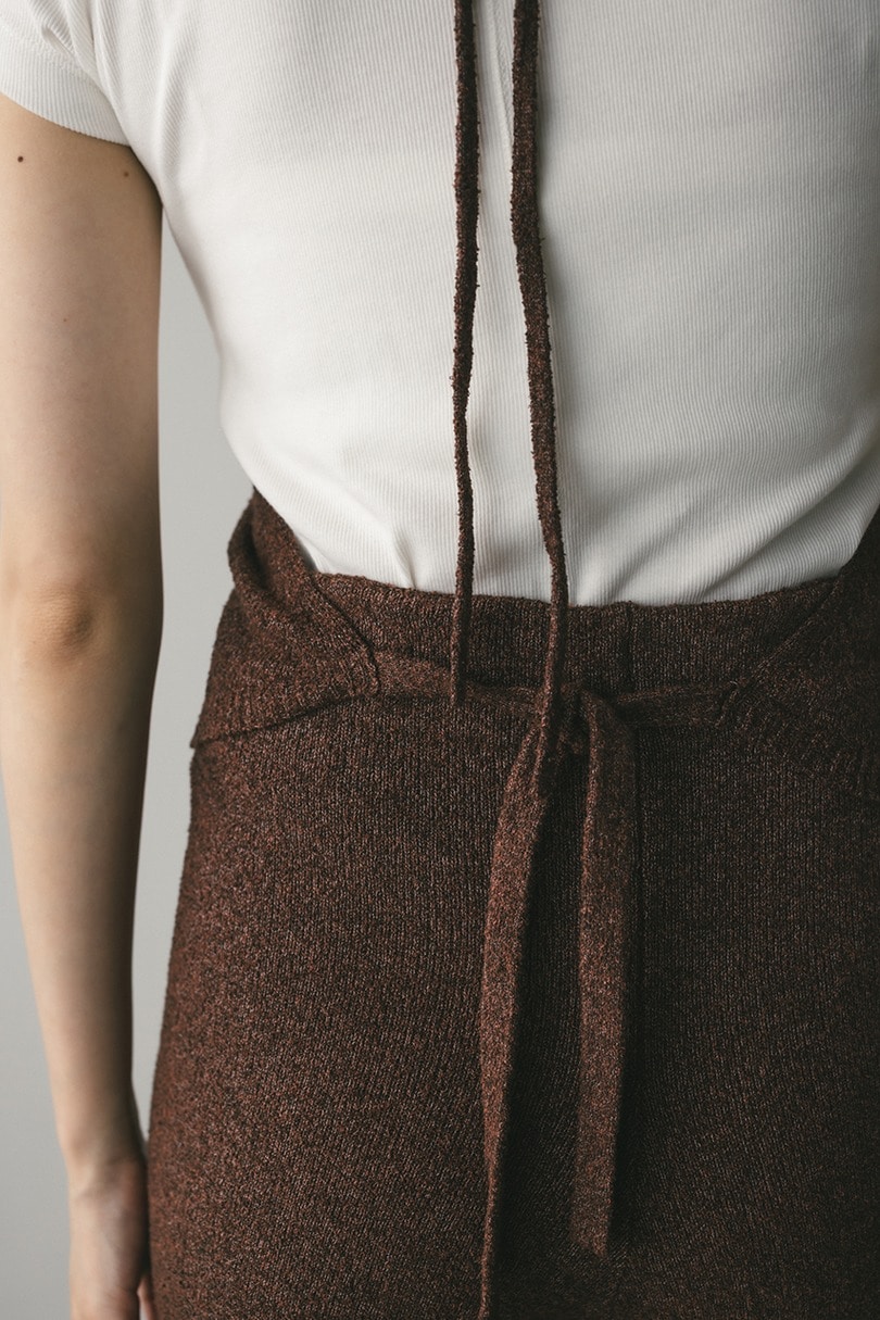 ホルターパイルニットトップ 詳細画像 BRN 12