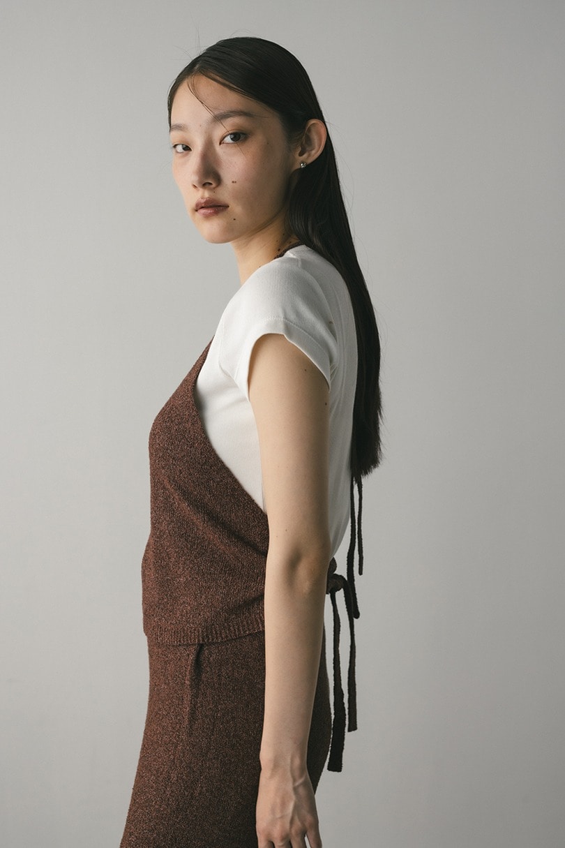 ホルターパイルニットトップ 詳細画像 BRN 5