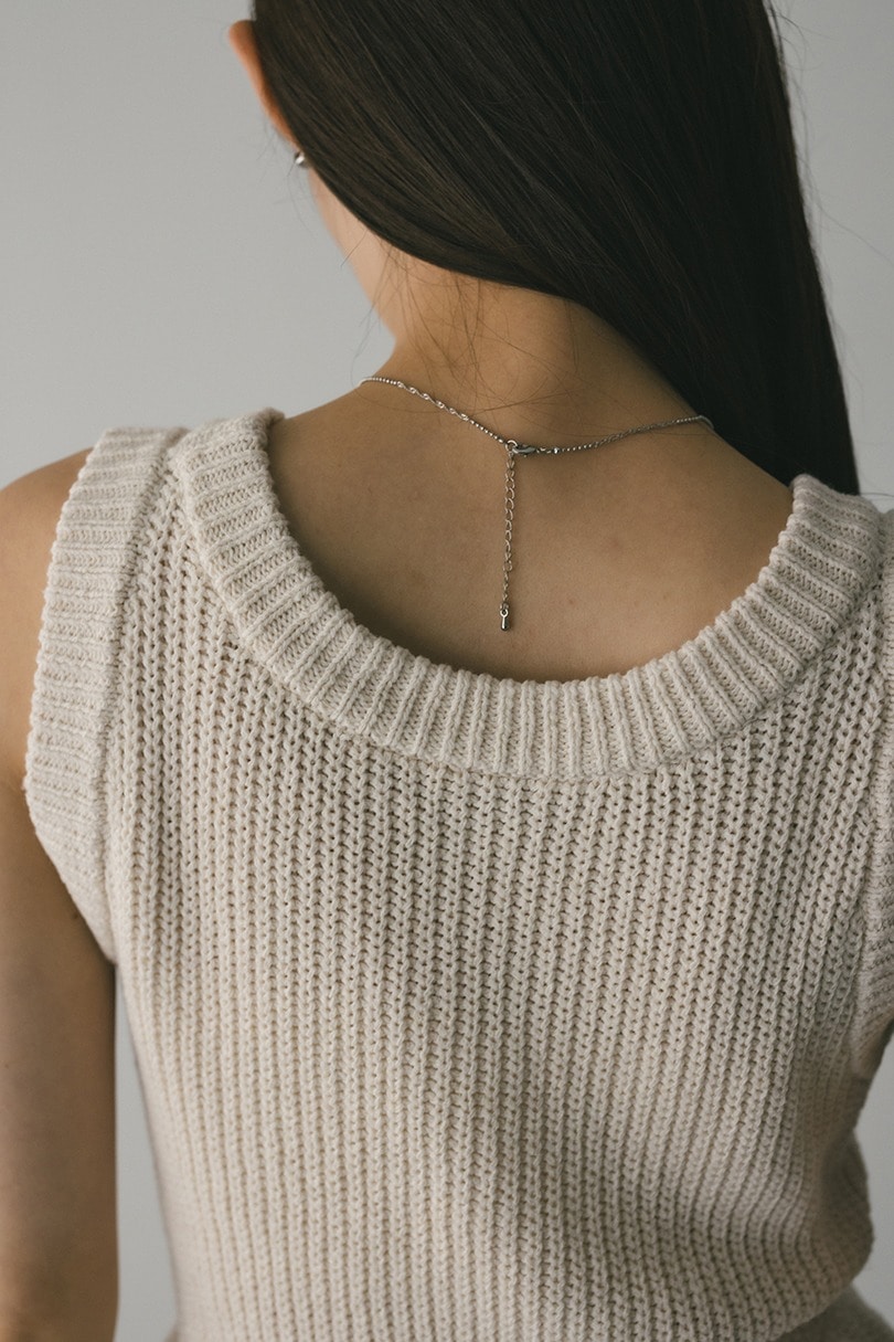 2WAYペプラムニットタンク 詳細画像 WHT 13