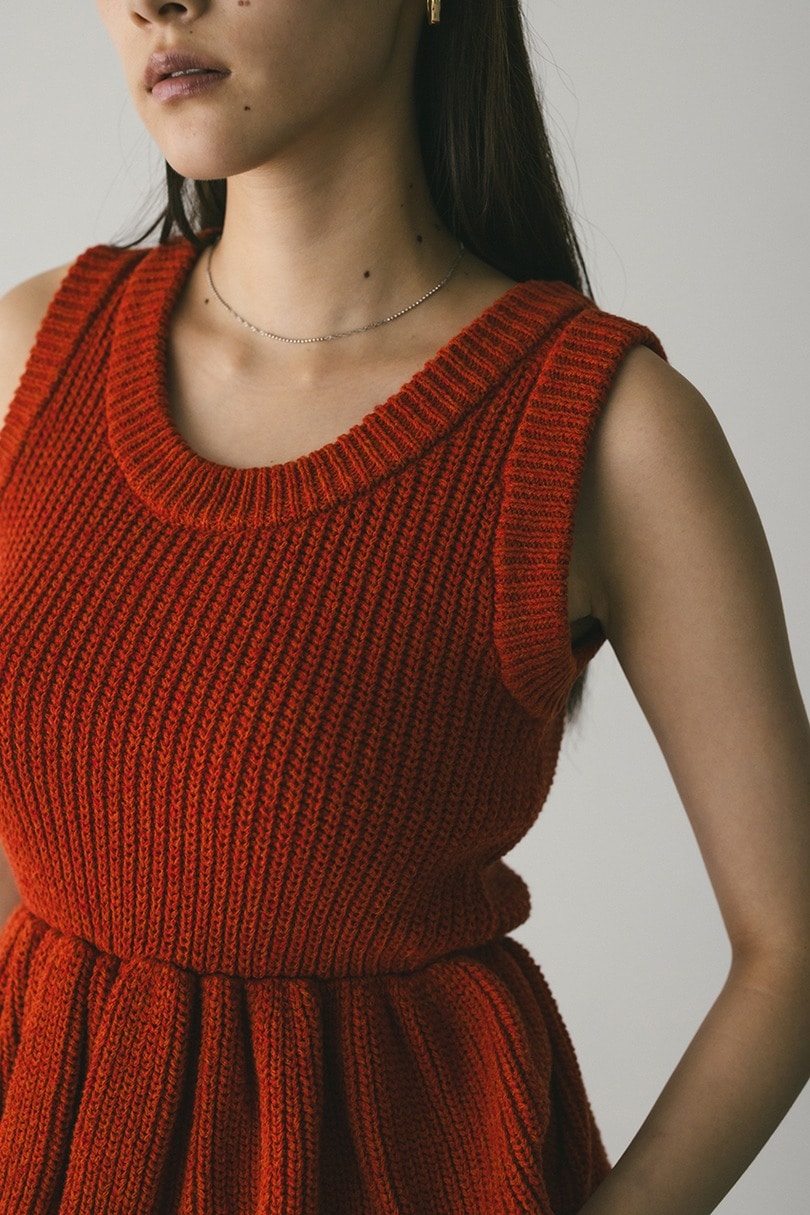 2WAYペプラムニットタンク 詳細画像 ORG 10